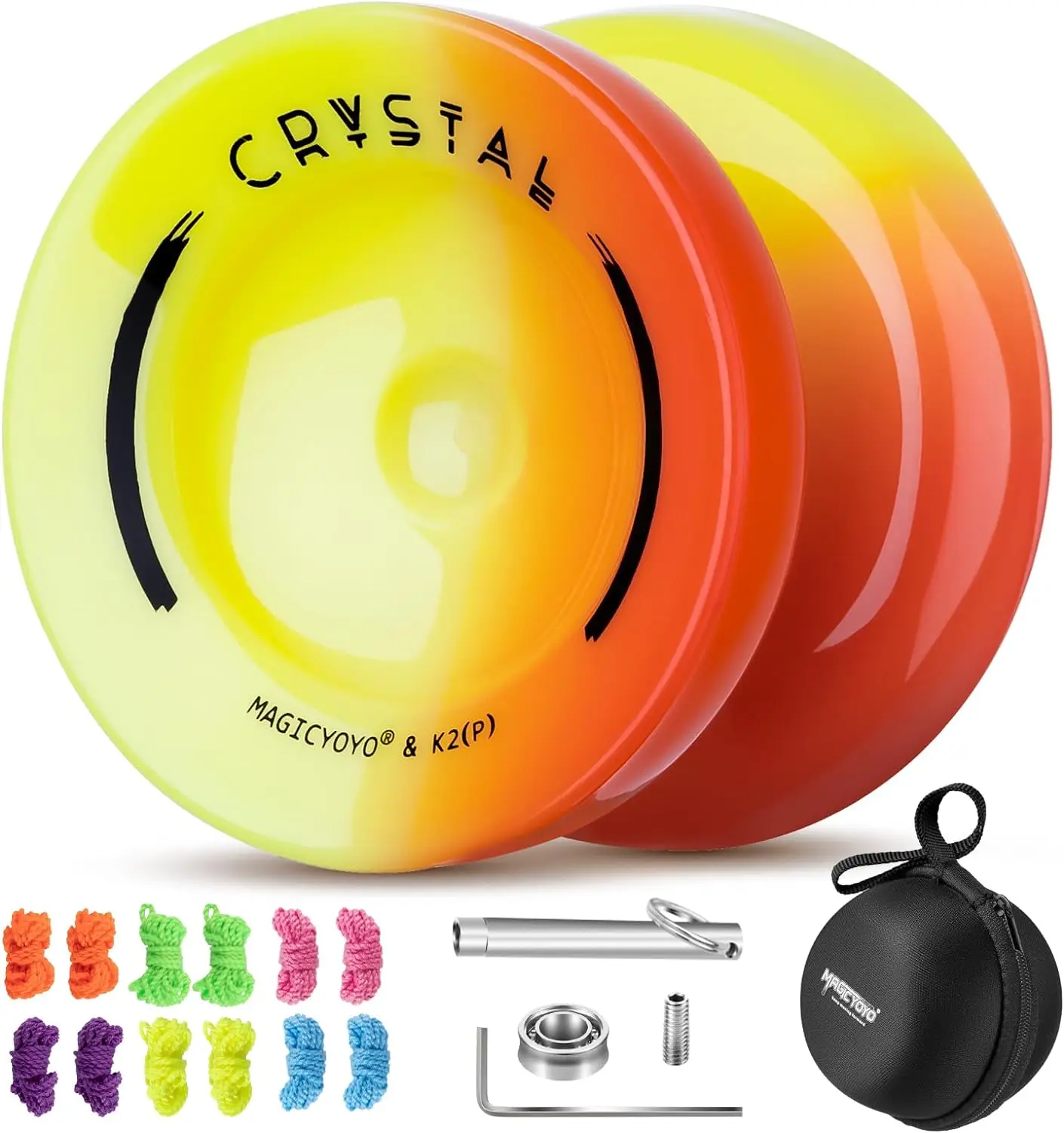 Magicyoyo Crystal Yoyo K2, profession elles, ansprechendes Yoyo für Kinder anfänger, Dual-Purpose-Yo-Yo für Fort geschrittene