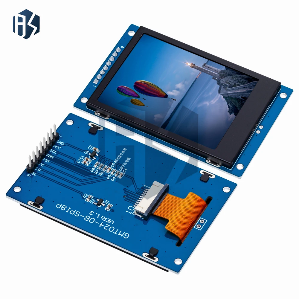 ‌ Módulo de exibição LCD TFT de 2,4 polegadas – Interface SPI RGB 240x320 com controlador ST7789, 65K cores e interface de 8 pinos para Arduino