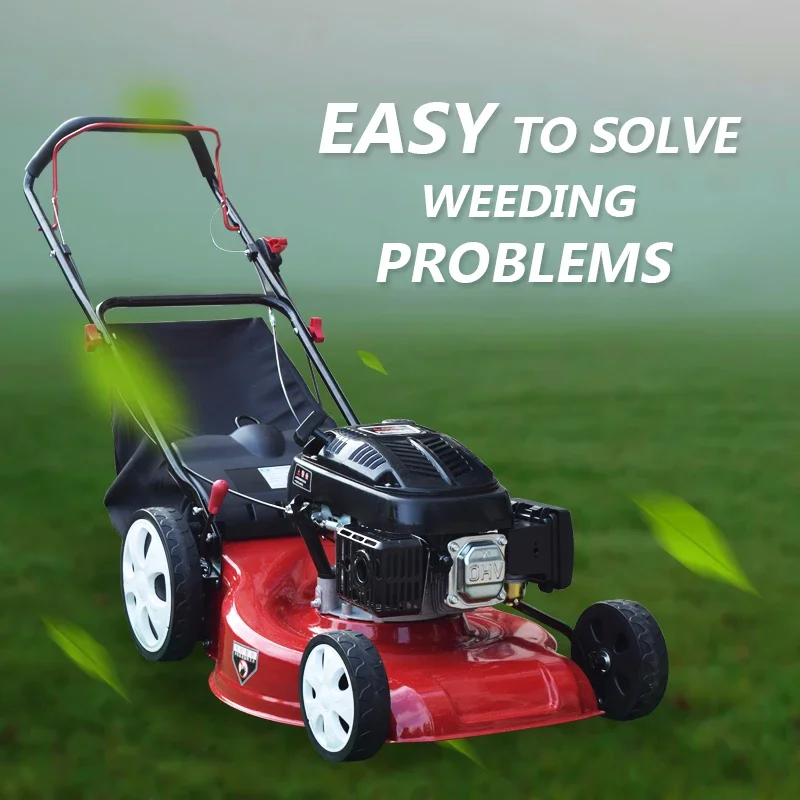 Hot Selling Low Price  Gasoline Lawn Mower  Hand-pushed Or Self-propelled Adjustable Lawn Mower