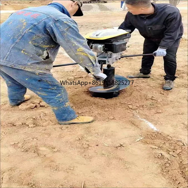 Low price sales of handheld drilling machines garden construction tools orchard tree planting and hole digging machines