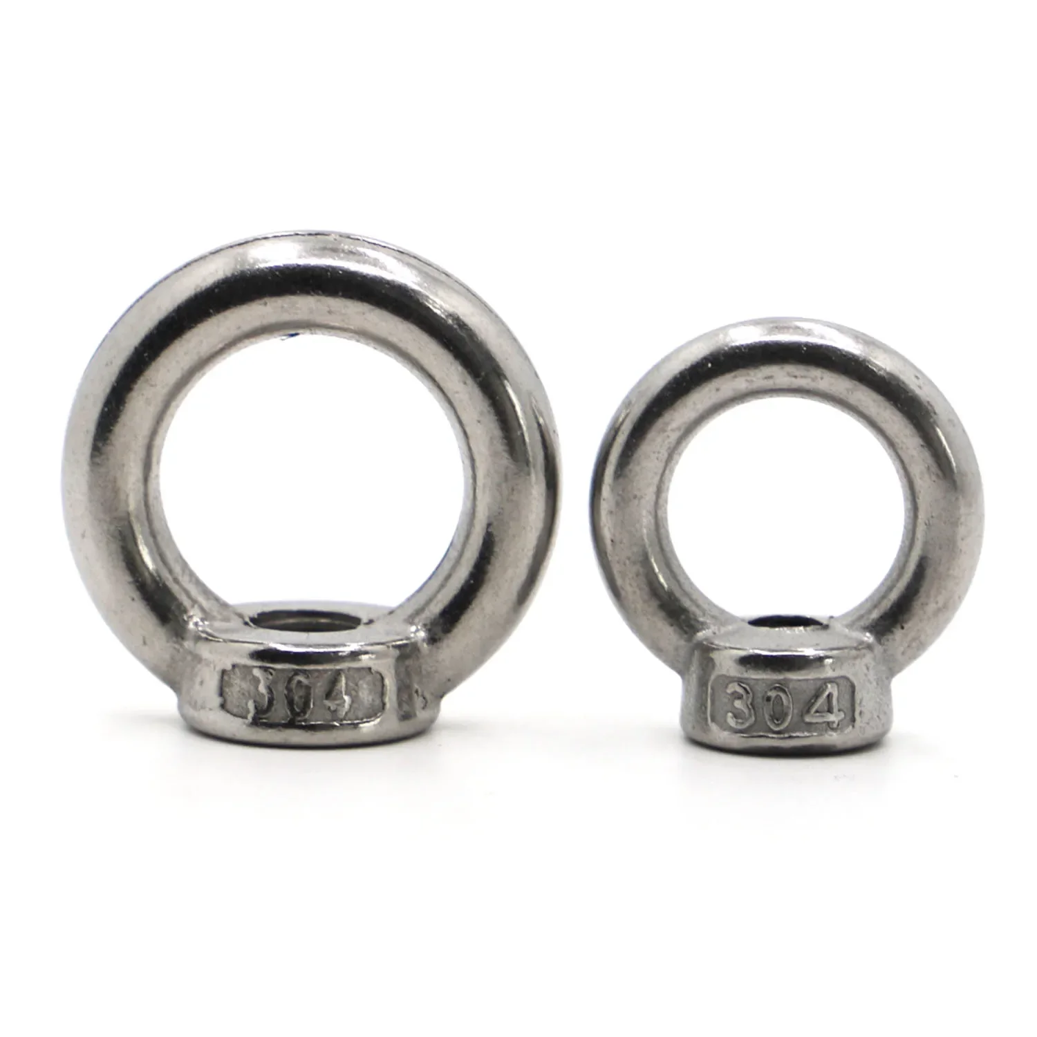 DIN582 Lifting Eye Nut Loop Hole Ring Thread Nut 304 Stainless Steel M3 M4 M5 M6 M8 M10 M12