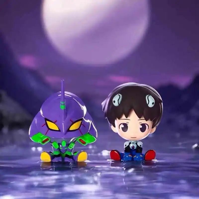 

Подлинная мини-сидящая коллекционная игрушка Eva из нового века, модная серия слепых коробок, милый зернистый дизайн, милые праздничные подарки для детей