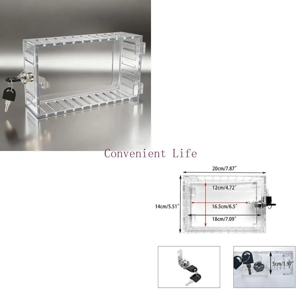 

L1EE Корпус термостата тяжелого типа с замком Прозрачная крышка Системы защиты от детей