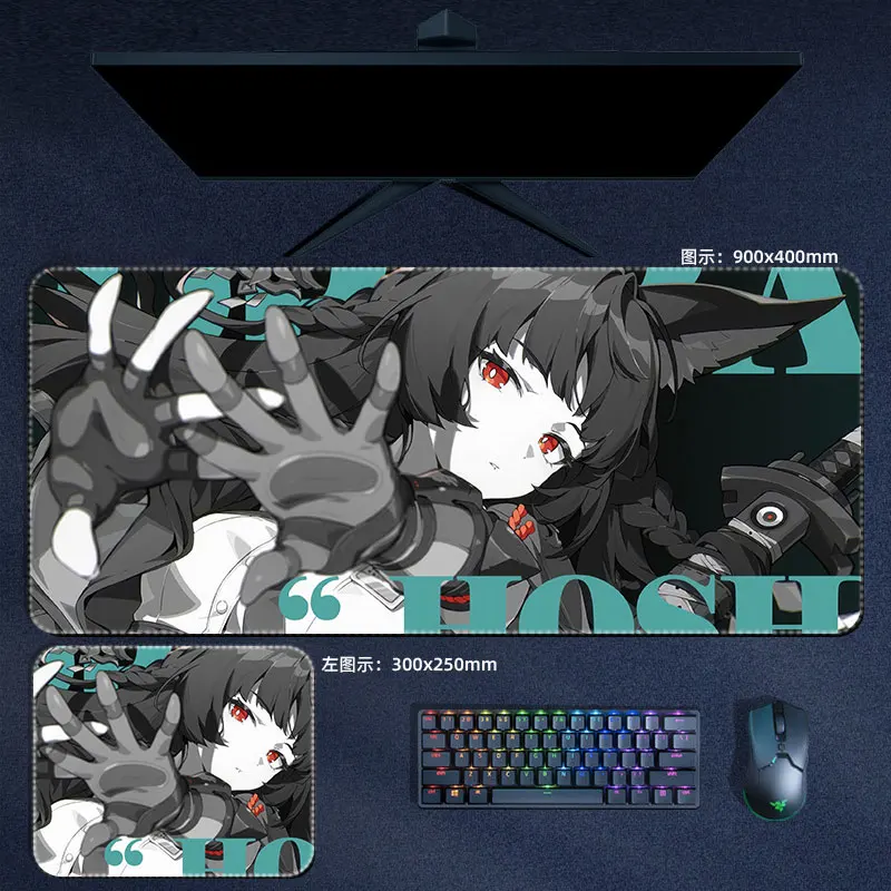 Hoshimi Miyabi Zenless Zone Zero Mouse Pad Asaba Harumasa Mousepad Computer Keyboard Padding Gaming Accessories Desk Mat