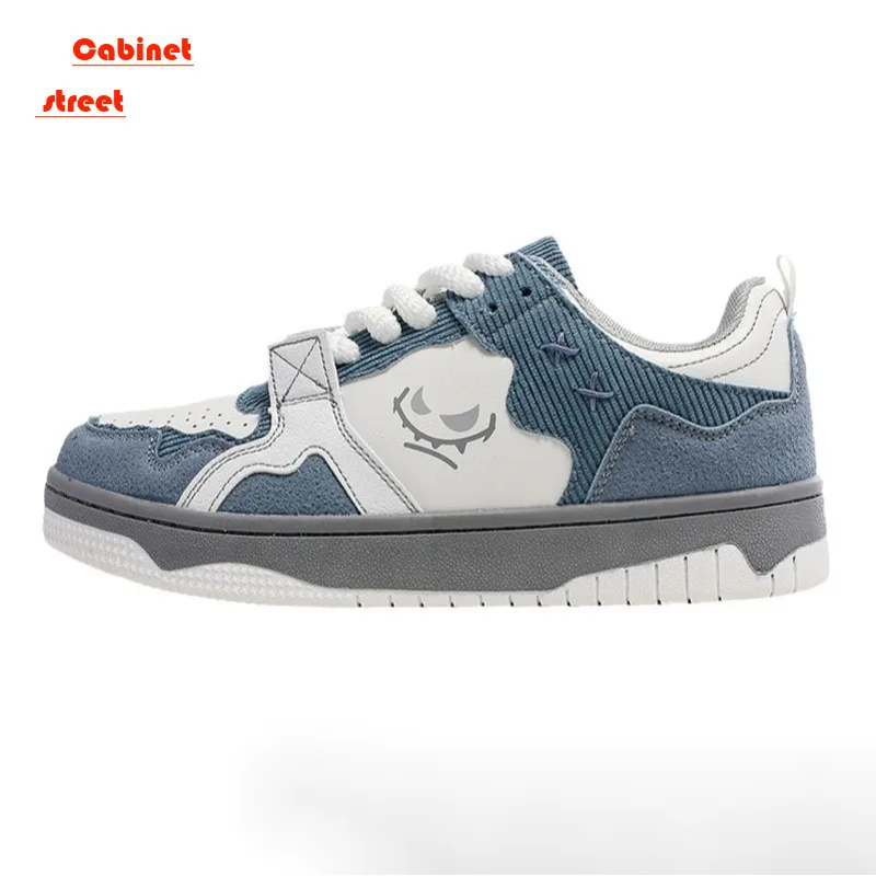 Modebord Heren Sneakers Platte Schoenen Niche Netwerk Rood Paar Sportontwerp Gevoel Duitse Trainingsschoenen Casual Mode Schoenen