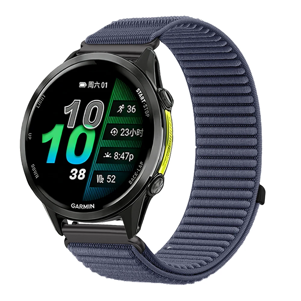 18/20/22mm Nylonarmband für Garmin Venu 4 3 3s Sq 2 Plus/Vivoactive 6 5 4 3 s Geflochtenes Armband für Garmin Forerunner 255S 645 245