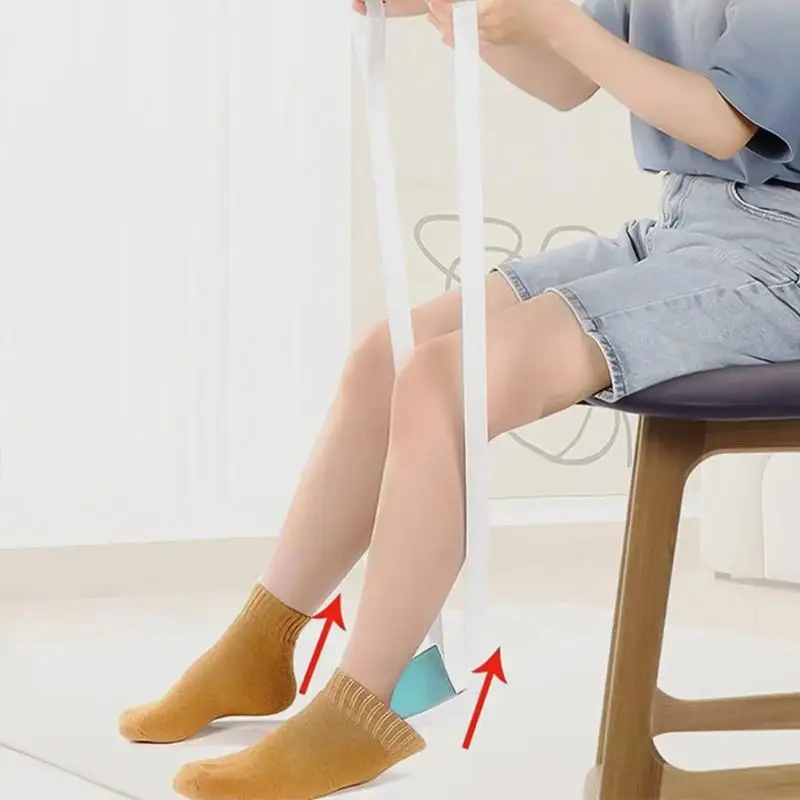 1 peça de auxílio para vestir meias para idosos, extrator de meias rápido e flexível para homens e mulheres