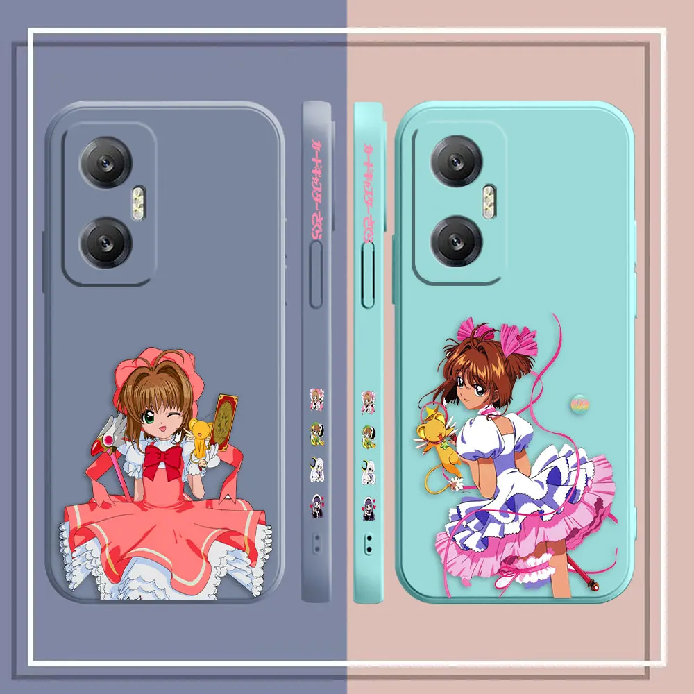 Sakura Kinomoto Cardcaptor Sakura Phone Case For Infinix HOT 10 10S 11 11S 12 ZERO 20 30 X CAMON 16 PRO 5G Case Funda Shell Capa