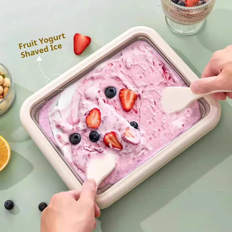 "Zhigao 튀긴 요구르트 기계, 튀긴 얼음 기계, 어린이 DIY 튀긴 우유 기계, 가정용 휴대용, 수제, 인터넷 유명