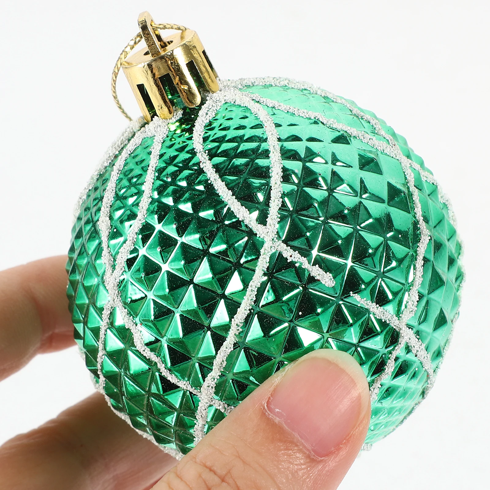 

42 Pcs Christmas Ball Ornaments Decorations Indoor Decorative Pendant Plastic Pendants Balls