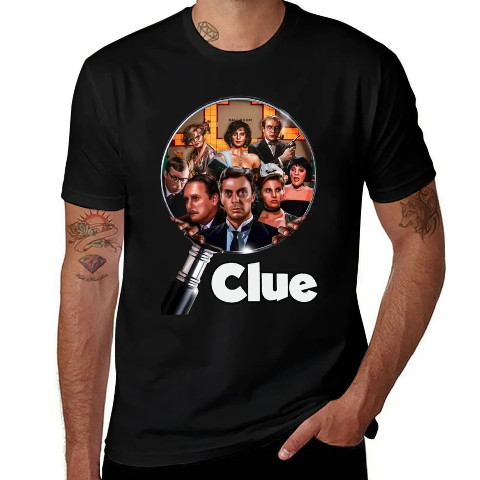 T-shirt Vintage Zoom Clue Movie Squad, t-shirt à séchage rapide et anti-humidité