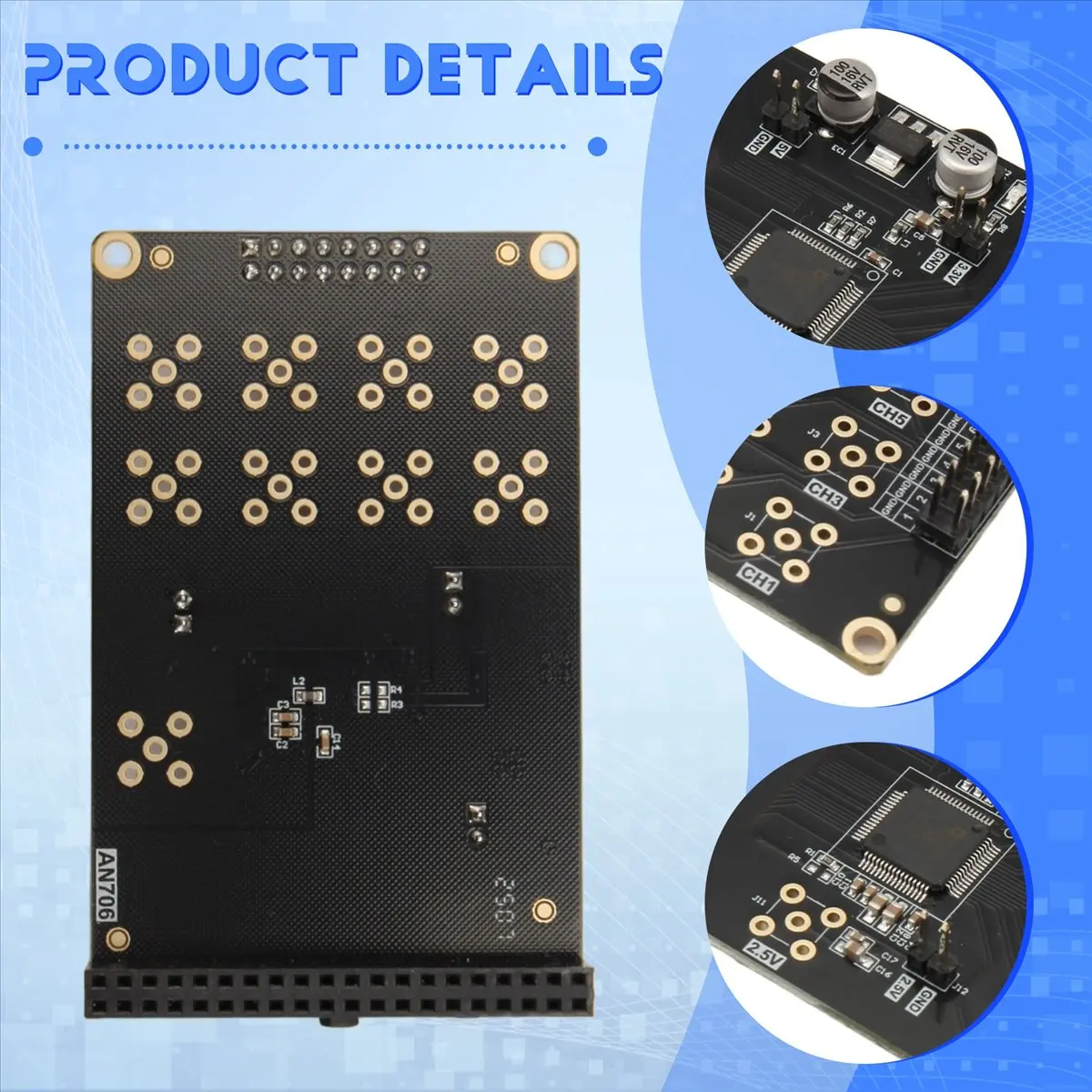 OKgood ALINX AN706: 16-Bits AD Module Multi-Channels Simultaneous Sampling for FPGA Board