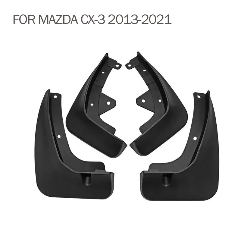 FOR MAZDA CX3 Mudguard Fenders mazda CX-3 Mudflap splash Guard Fender Mudguards Mud flaps Car ACCESSORIES Front Rear 4 pcs