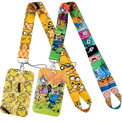 Funny Cartoon Neck Straps Lanyard Car Keychain ID Card Pass Gym Mobile Phone Key Ring Badge Holder Jewelry