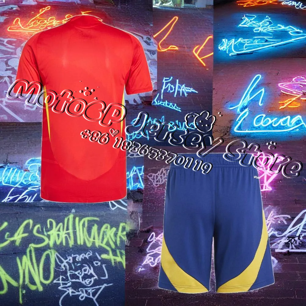 

25/26 New Arrivals Short Sleeve + Shorts Set Summer Men's Away Shirt Breathable Sports T-Shirts Ideal Running Fans Retro Tops