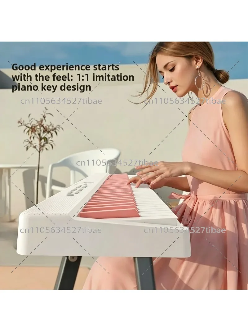 88-Key Folding Electronic Piano Portable Beginner Introductory Professional Grade Exam Adult Hand-Rolled Keyboard Home Piano