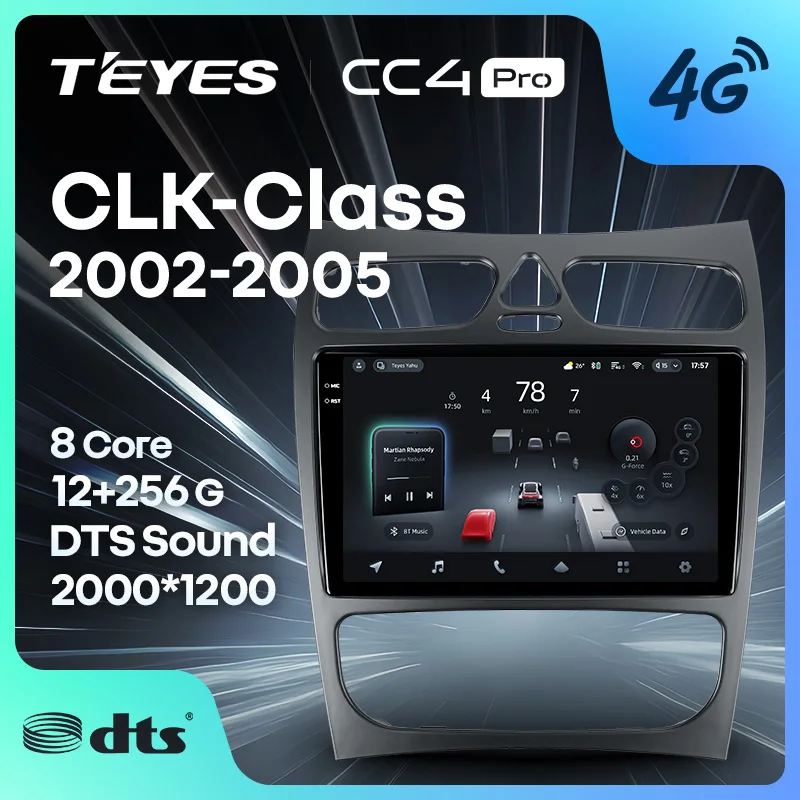 

TEYES Тиайс CC4 PRO Штатная магнитола For Мерседес CLK-класс C209 A209 For Mercedes Benz CLK Class C209 A209 2002 - 2005 автомагнитола 2 DIN DVD GPS CarPlay Auto мультимедиа автомобиля головное Android магнитола