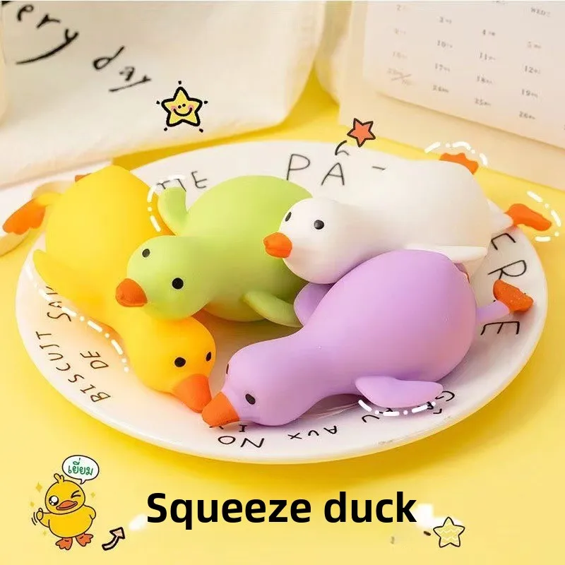 Chong Duck Decompressie Artefact Kleine Gele Eend Schattig Super Schattig Kinderen Cartoon Vent Drukreductie Speelgoed