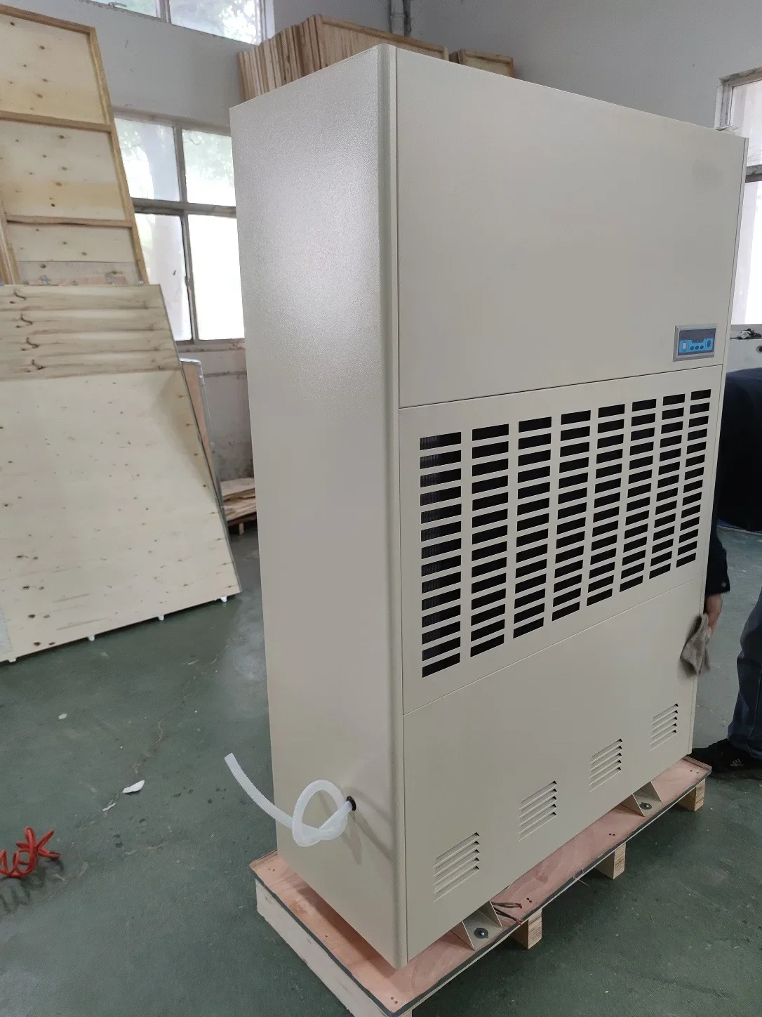 Industrial Automatic Defrost Dehumidifier external Drainage Connect Dehumidifier