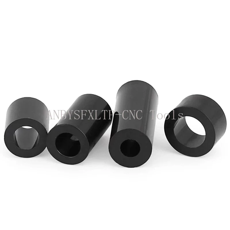 M6 M6.5 M8 M8.2 M8.5 M8.6 M8.8 ABS Isolation Column Nylon Plastic Cushion Through Column PC Board Elevate Gasket Ring Round Hole