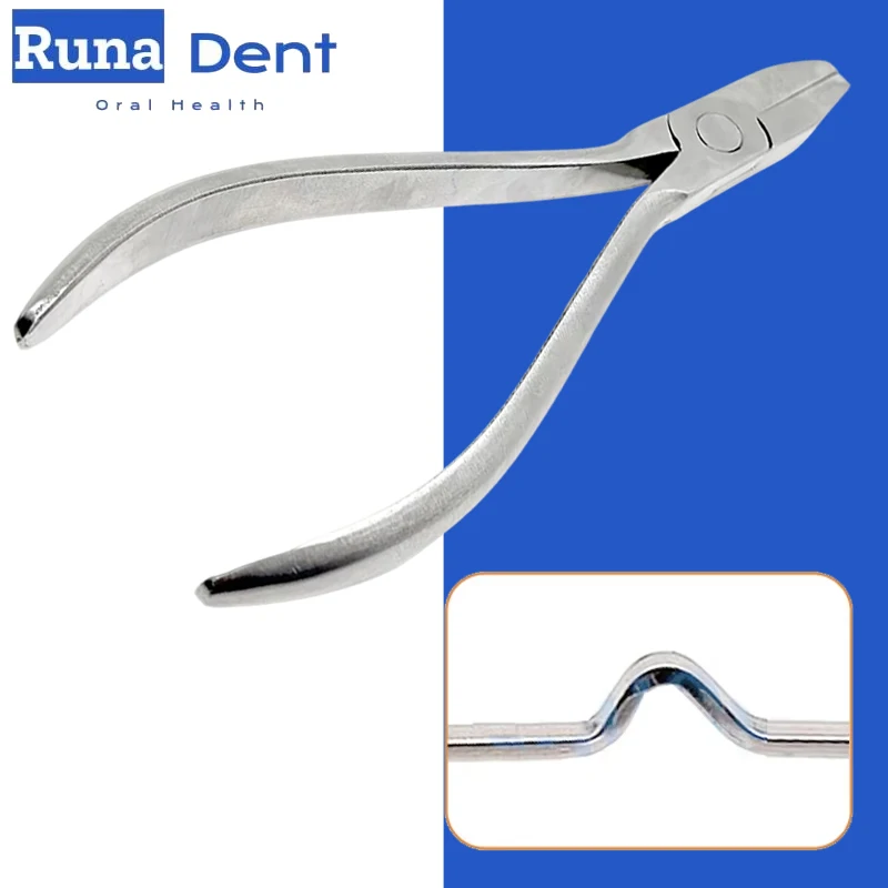 Dental Orthodontic Wire Bending Plier V Stop Loop Forming Forceps Stainless Steel Dental Kit