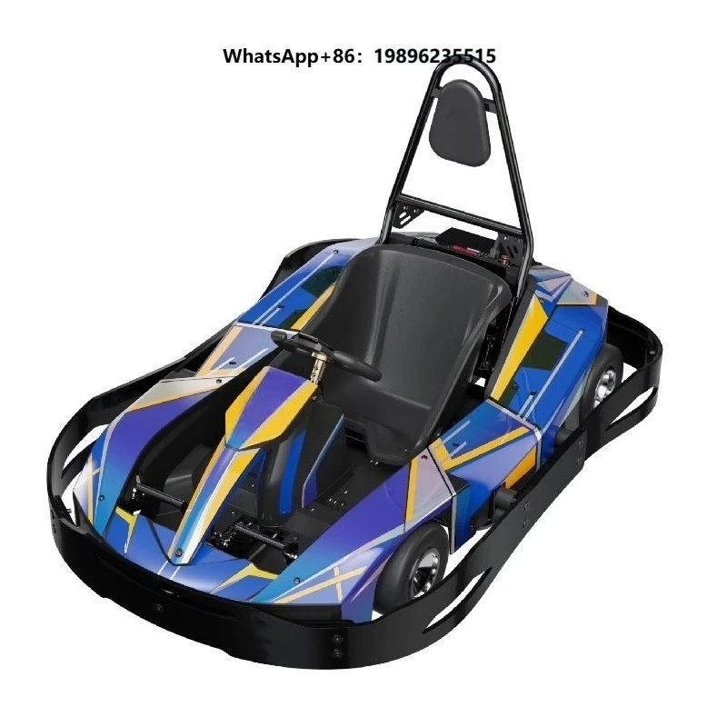 2000W High-Power Electric Single Seat Racing Kart 48V Motor