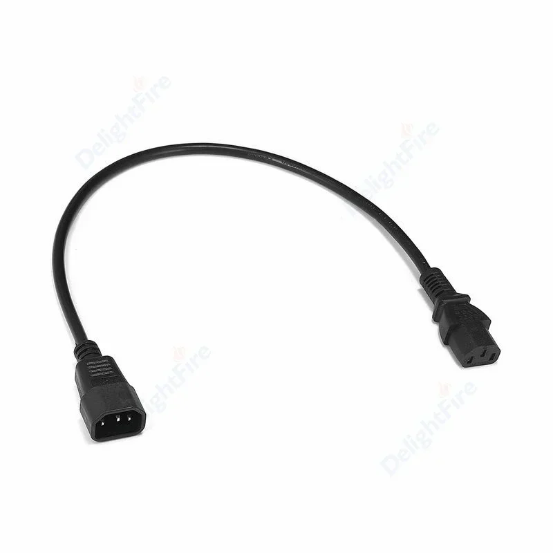 IEC C13 to C14 Power Extension Lead Cable 18AWG 1.5m 3m 5m 10m Power Extend Cord For Desktop Power Distribution Unit PC Computer