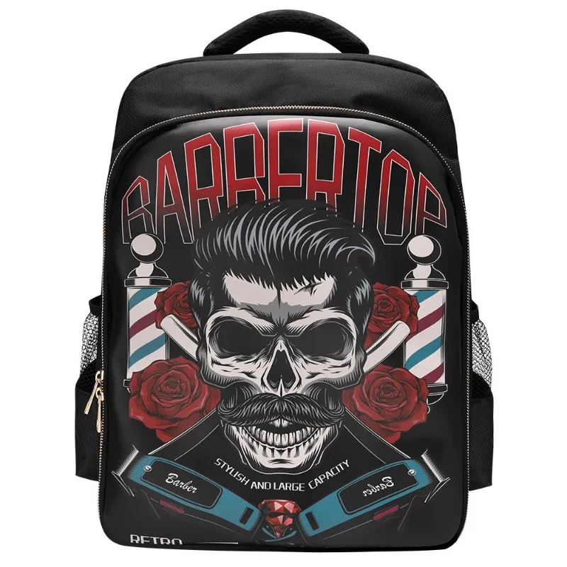 

Рюкзак для хранения парикмахерских принадлежностей, набор инструментов для салона красоты, большая вместимость для удобной переноски в дороге, прочный и долговечный.