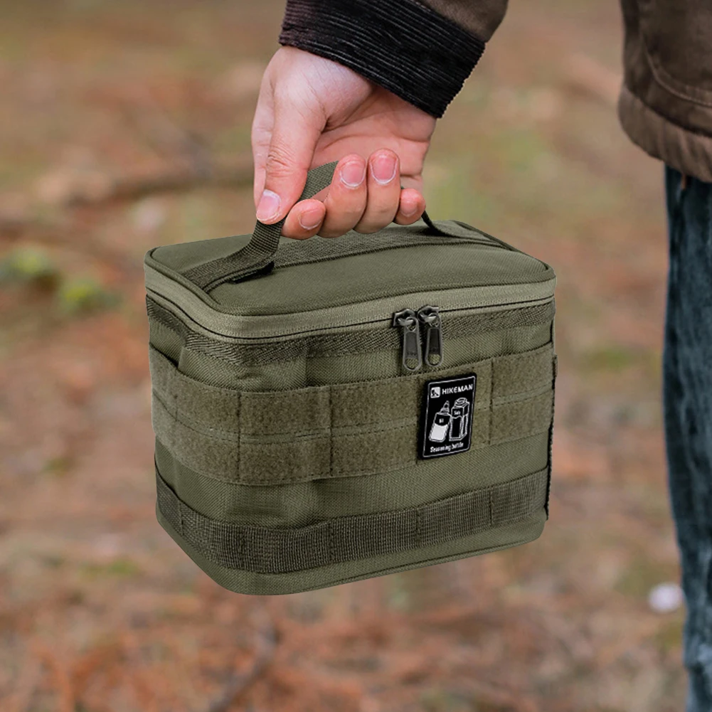 Bolsa de almacenamiento de utensilios de cocina para acampar, organizadores de Camping al aire libre con asa, bolsa de Picnic de gran capacidad para la playa, Picnic, viaje por carretera