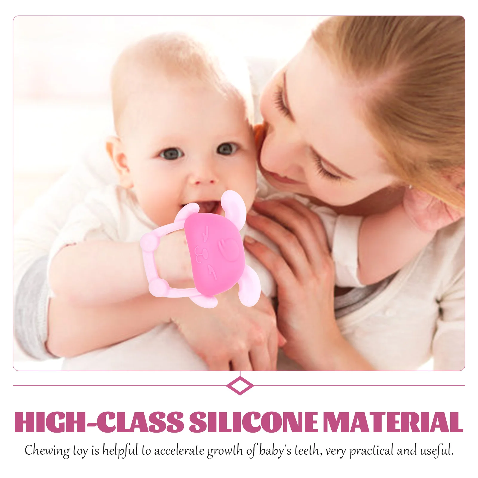 

Teether Bracelet for Babies Chew Anti-eating Hands Infant Teething