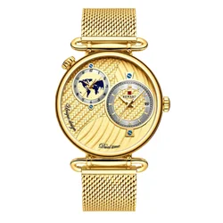 Fashion 2024 Waterproof Mesh Strap Watch for Men's Business Watch