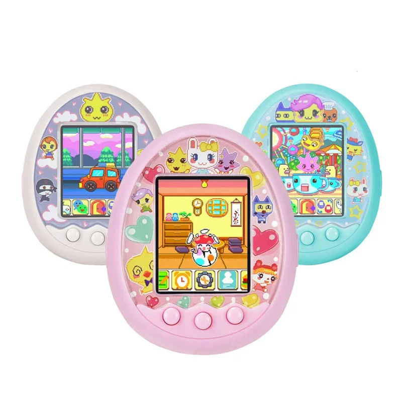 Tamagotchi, juguetes electrónicos para mascotas para niños, pantalla a Color, carga Usb, juguete Virtual interactivo para mascotas, juego para niños