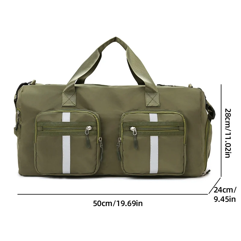 Travel Fitness Gym Yoga Handbag Dry Wet Trainning Sports Shoulder Bag Shoes Pack Large Duffle Business Trip College Storage Bag