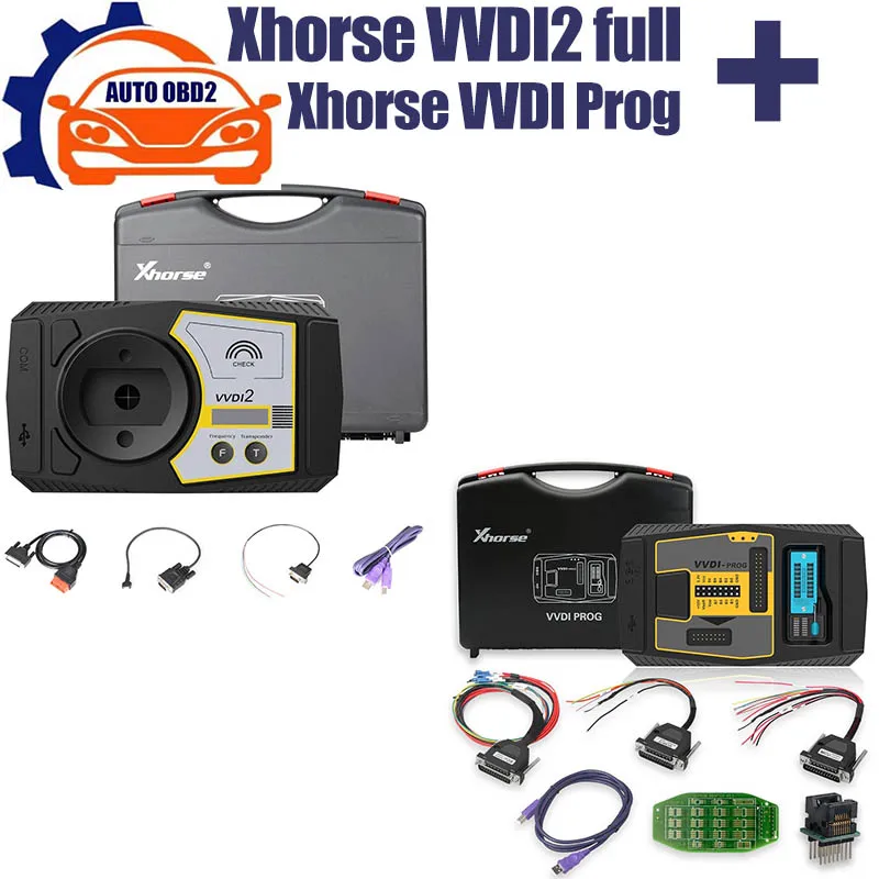 Xhorse VVDI Prog Commander Key Programmer with V7.2.6 VVDI2 Full Commander Full Version for Audi/BMW/Porsche/PSA Plus VVDI PROG