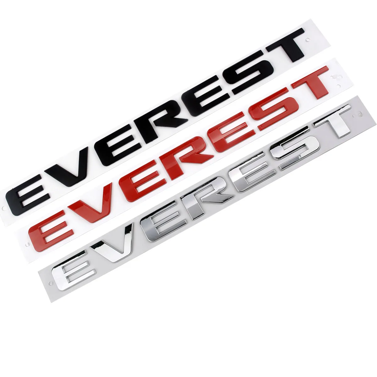 

ABS Car Sticker for EVEREST Letter Rear Trunk Emblem Accessories Badge Decal Styling Car Body Decal