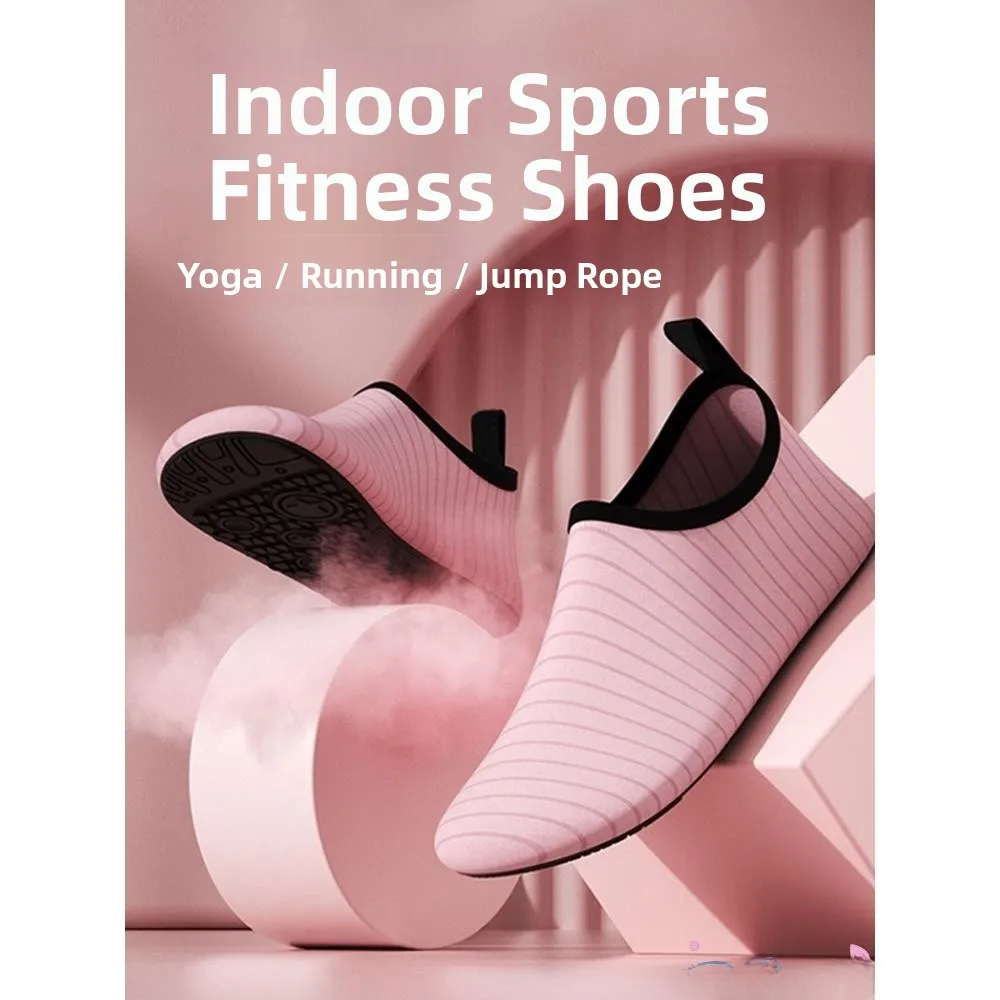 

Indoor Sports Shoes Women's Yoga Silent Anti-slip Fitness Gymnastics Shock Absorption Student Jump Rope Dance Special Training