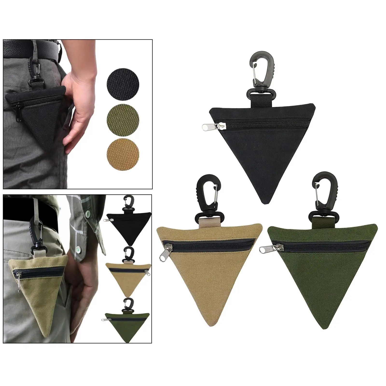 

Прочный чехол Molle, треугольная тактическая сумка, сменная уличная поясная сумка для ключей, чехол