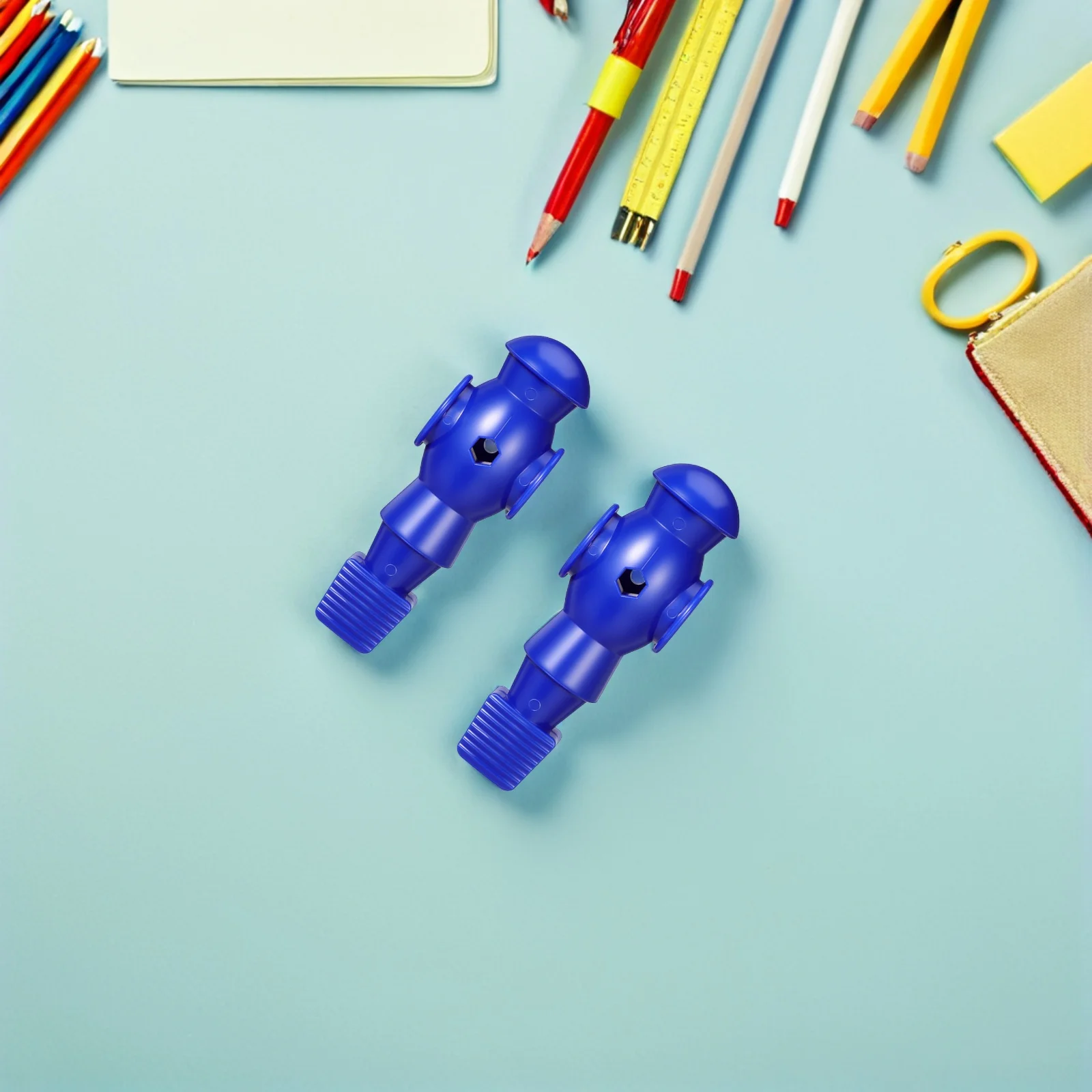 

8Pcs Resin Foosball Players Replacement Mini Soccer Table Football Machine Accessories Foosball Table Player Parts for Smooth