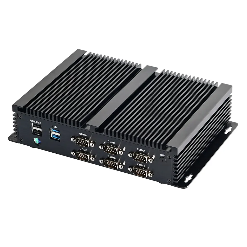 

Industrial PC,AIM07,Intel Core I3 /I5 /I7,Fanless Mini Computer,IPC,4G,Windows 11 or Linux Ubuntu,2LAN,GPIO,6COM RS232 422