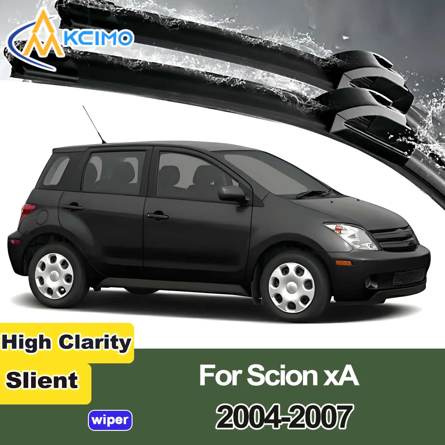 

2PCS New Wiper Blades for Scion xA XP60 2004-2007 Toyota Ist (Japan, 2002-2007) Toyota xA (Middle East) Front Windshield Brush