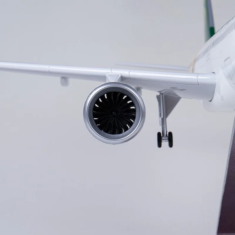 47 CM schaal vliegtuigen A320 met Spring Airways gegoten Hars vliegtuig speelgoed Collectie Speelgoed en Hobby Display Decoratie Geschenken