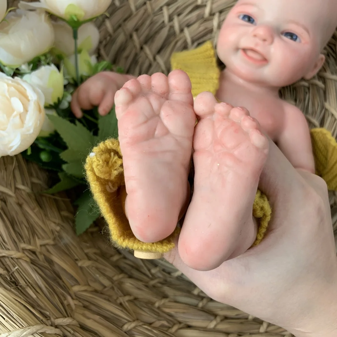 16 นิ้ว Cuddly สามารถเปิดปากซิลิโคน Reborn Girl & Boy ตุ๊กตาทาสีผิวล้างทําความสะอาดได้ Soft Touch ทารกแรกเกิดตุ๊กตาซิลิโคน