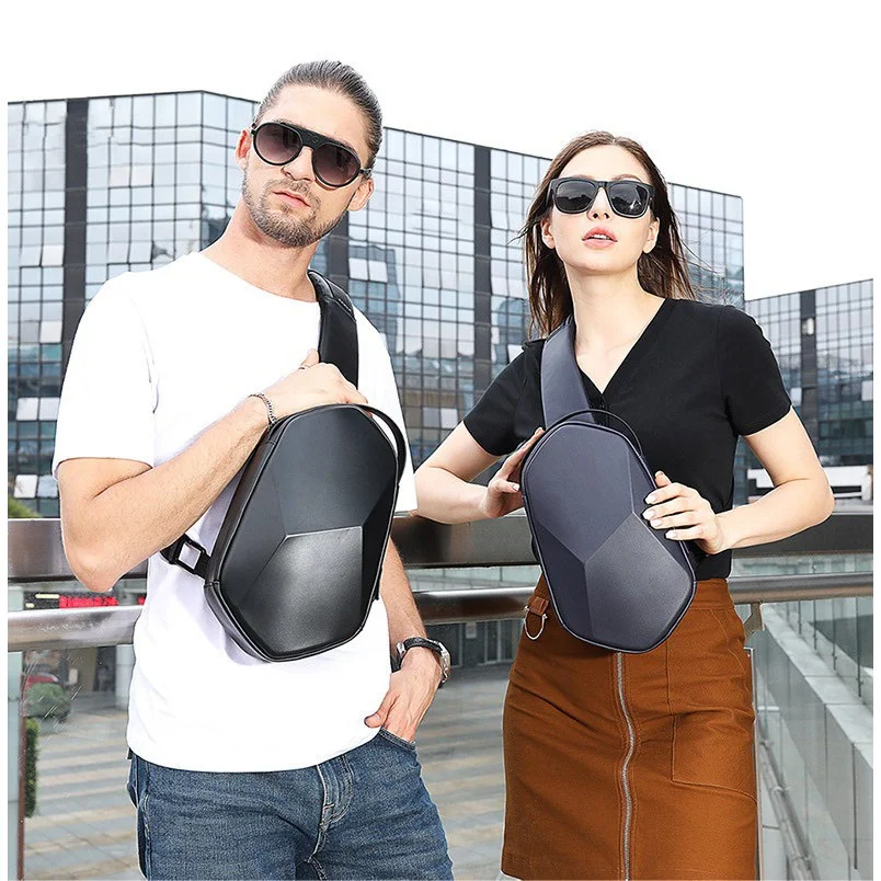 GPR EVA Men Crossbody Bags Cool Man Chest Bag Casual Male Sling Bags Unisex Shoulder Bag