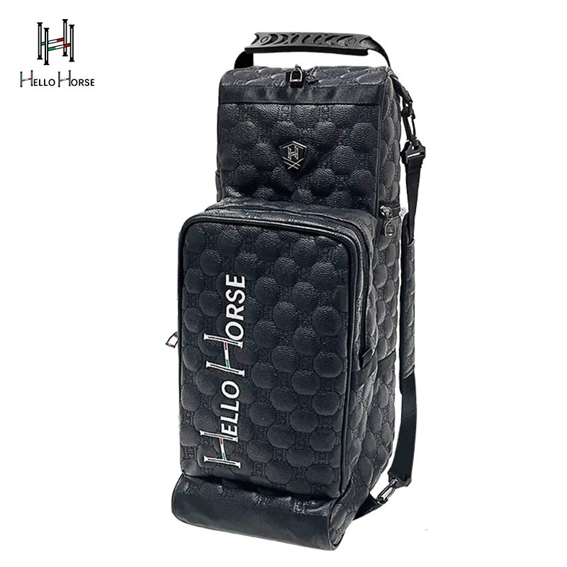 Hello Horse Wear-Resistant and Waterproof Equestrian Backpack, Stylish Appearance, Horse Riding Outdoor Equipment Storage Bag, Horse Riding Training and Competition Equipment Storage Bag