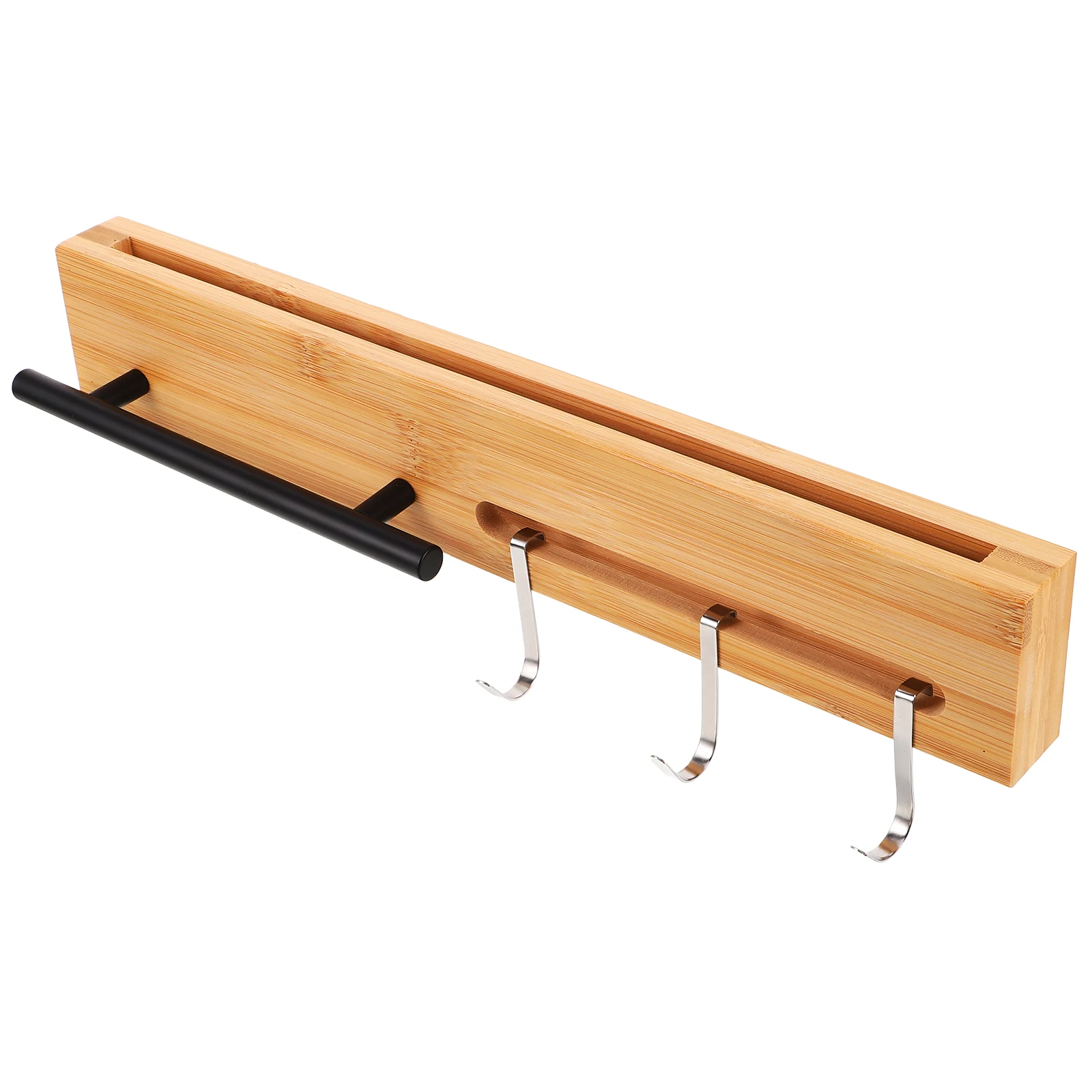 

Chopping Cutter Rack Wall Mounted No Drill Hanging Wooden Kitchen Cutter Organizer Utensil Holder Storage Rack Kitchen Wall