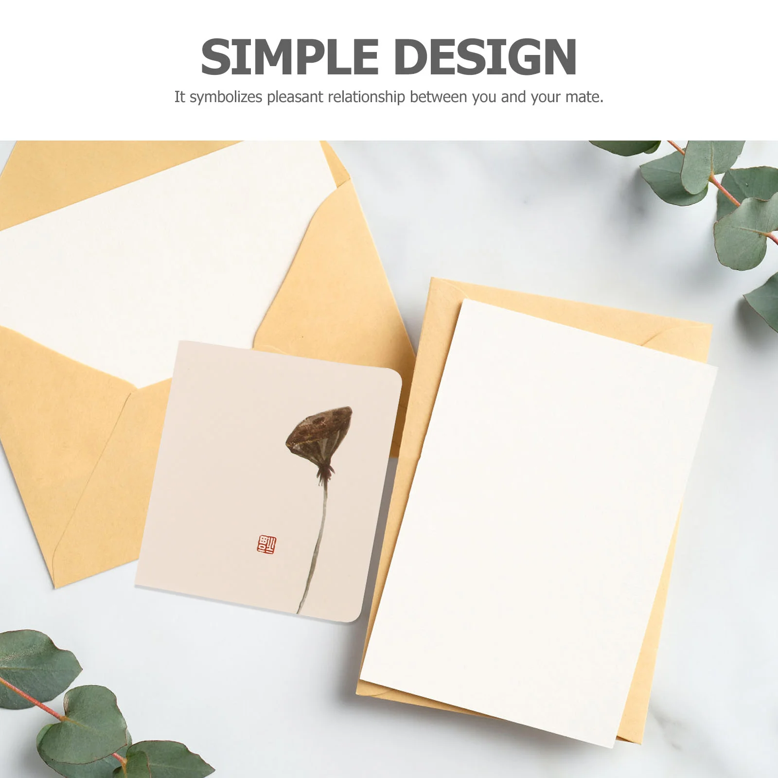 24 Pcs Pleasant Relationship Cards Fashion Retro Greeting Blessing Classical Colorful Chinese Style