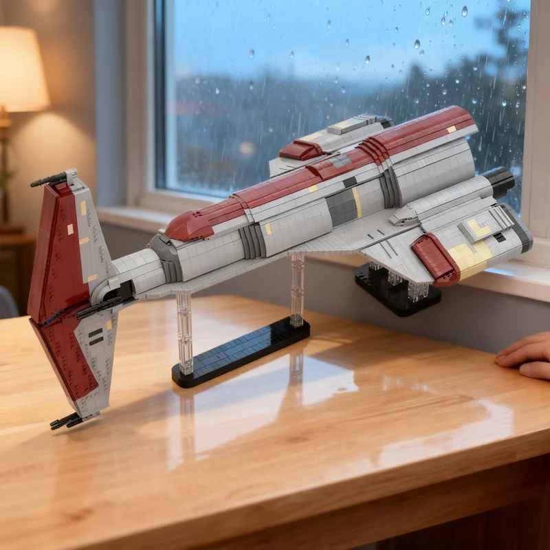 

5999 деталей MOC: Модель Звездной битвы на Эндир-Спайре, конструктор, креативный подарок, коллекционный декор для детей и взрослых, для дома и офиса