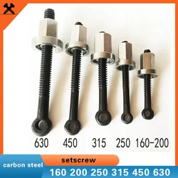 PE Butt Welding Machine Fastening Screw With Nut Fuser Hot Melt Machine Gland Screws 160/200/250/315/355/400/450/500/630 Types