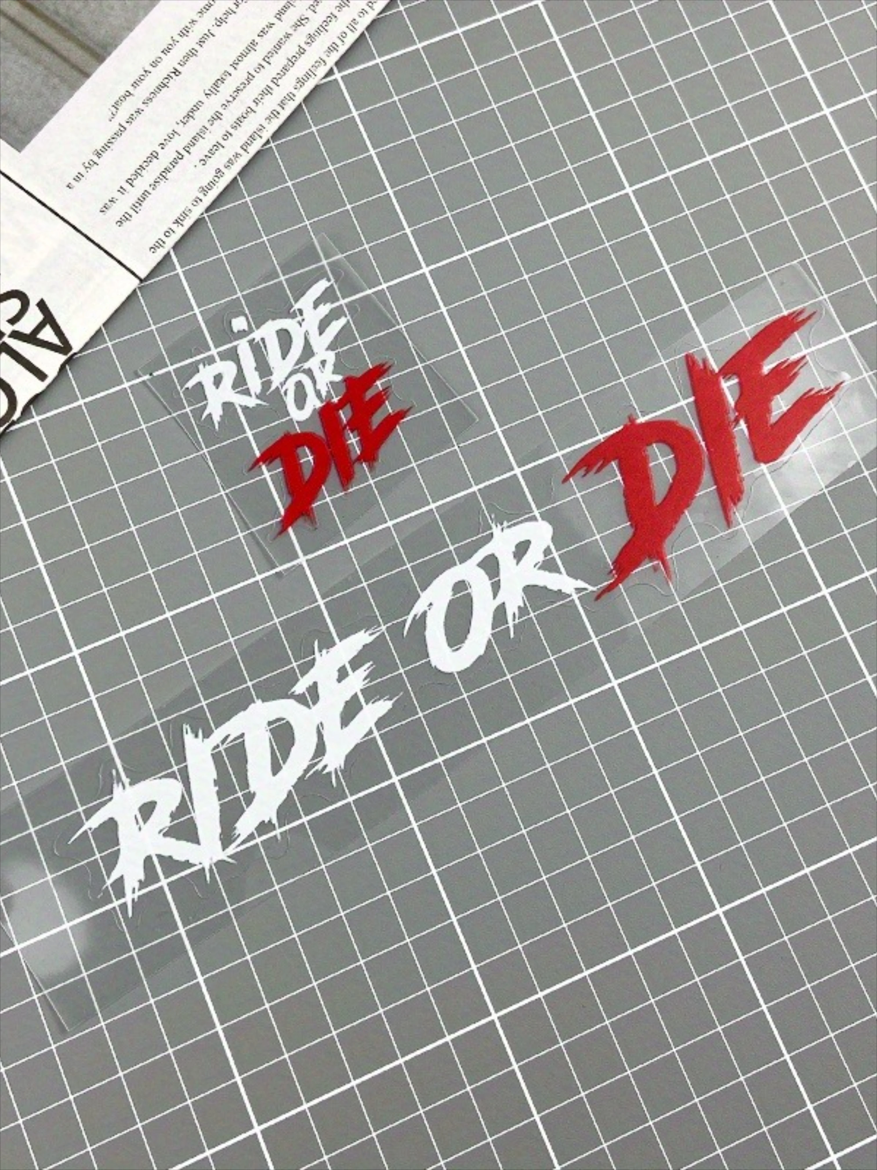 AliExpress NONE 2PCS RIDE OR DIE Motorcycle Stickers Waterproof for Motorbike Helmet DIY Road Bicycle Top Tube Frame Self-adhesive Vinyl Decals