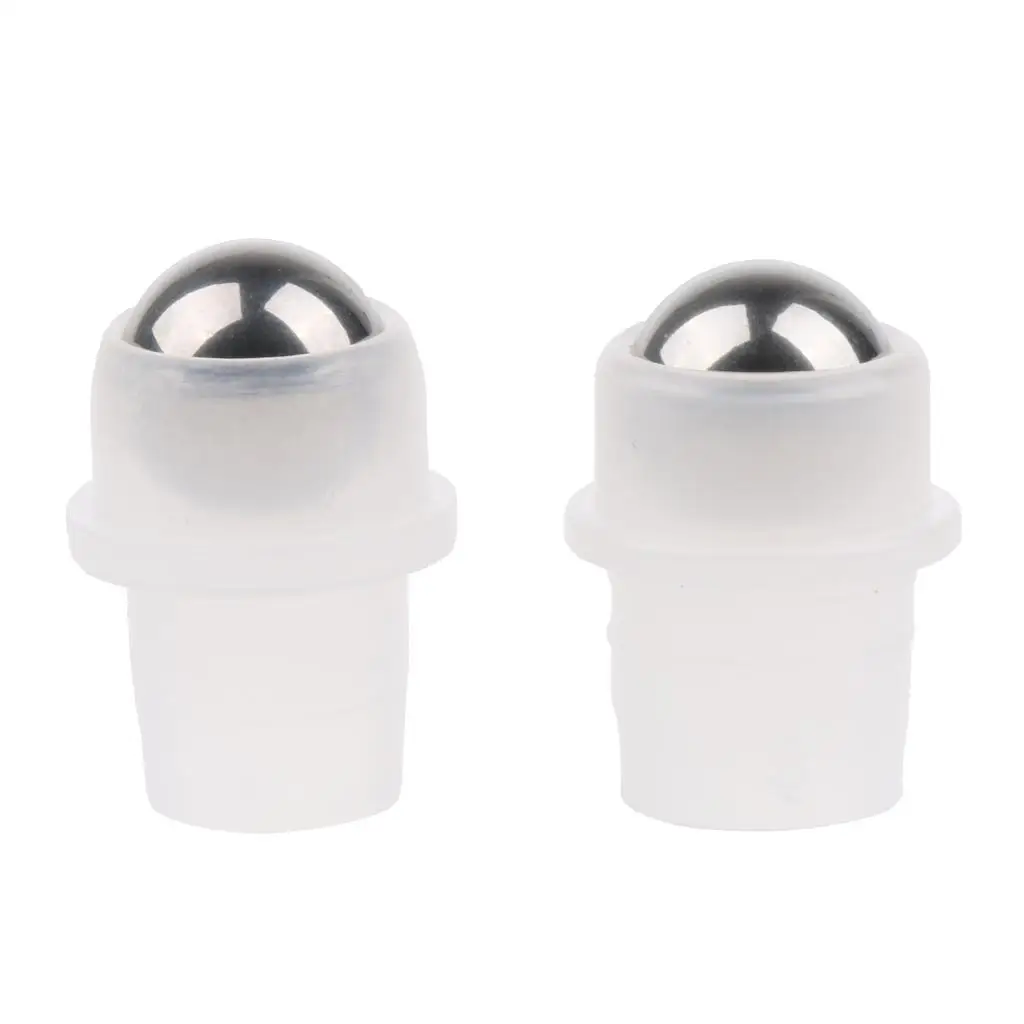 30x Stainless Steel Rollerball Vials Ball Tops for Essential Oils image 5
